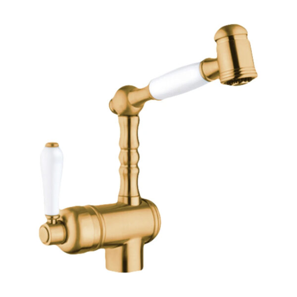 London Sink Mixer With Shower - Bronze