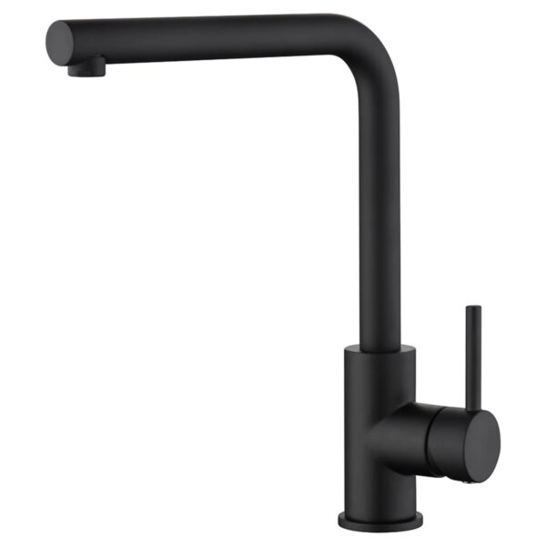 Perla Mixer Swivel Spout - Matt Black