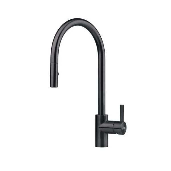 Tap Eos Neo Pull Down Spray Side HP Black Steel