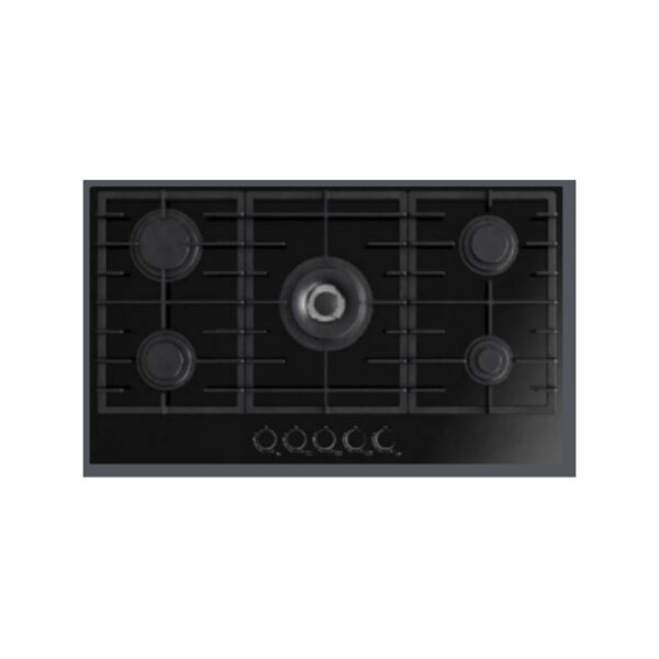 Planet Glass Gas Hob 5GB 90 Cm